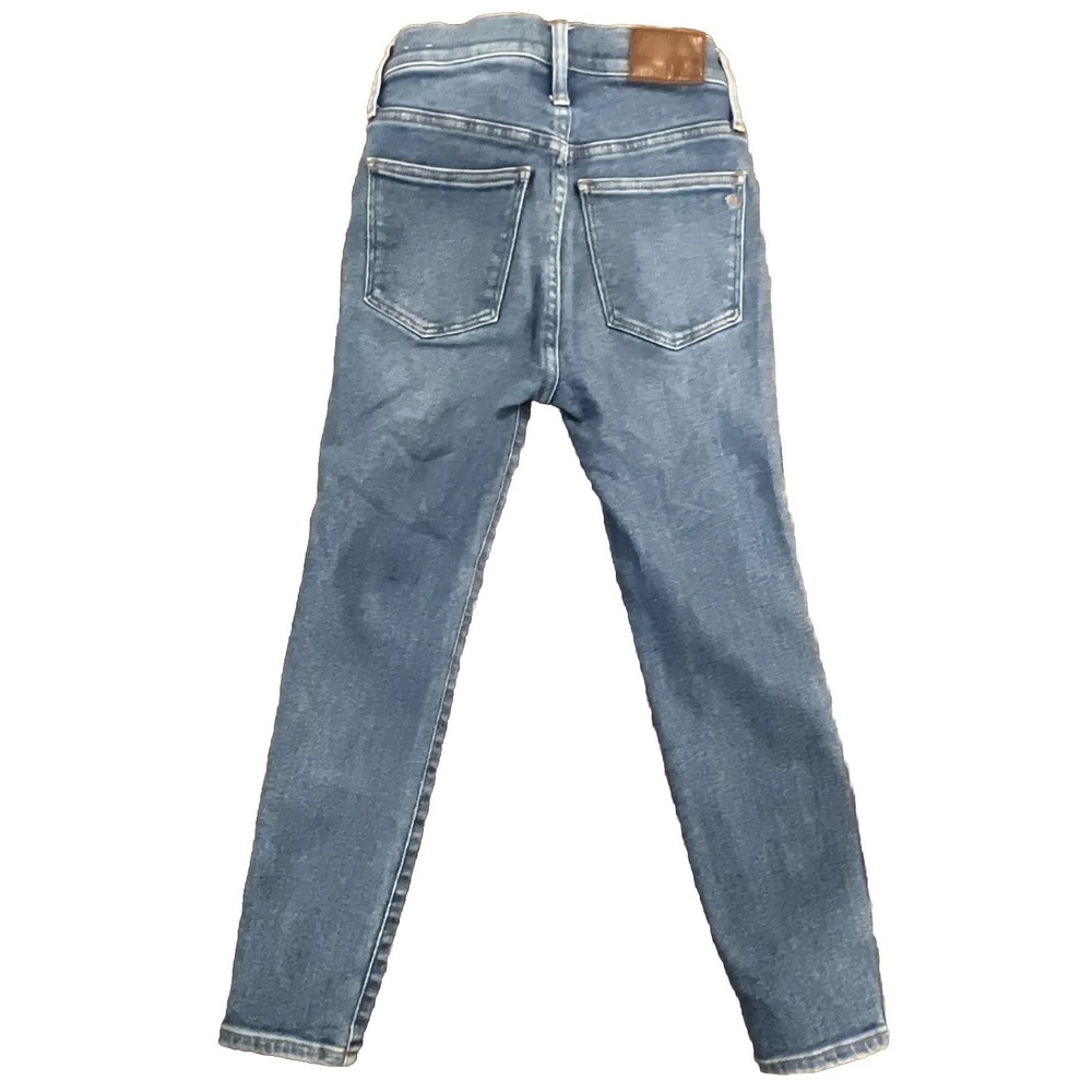Madewell XS  10" High-Rise Skinny Crop Blue Jeans Women's 25 Petite  Fair Trade